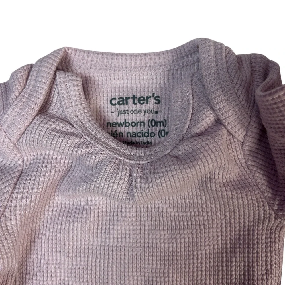 Girls Newborn 0-3 Months Bundle 8 pc Carter's Spring Summer Clothes Shirts‎